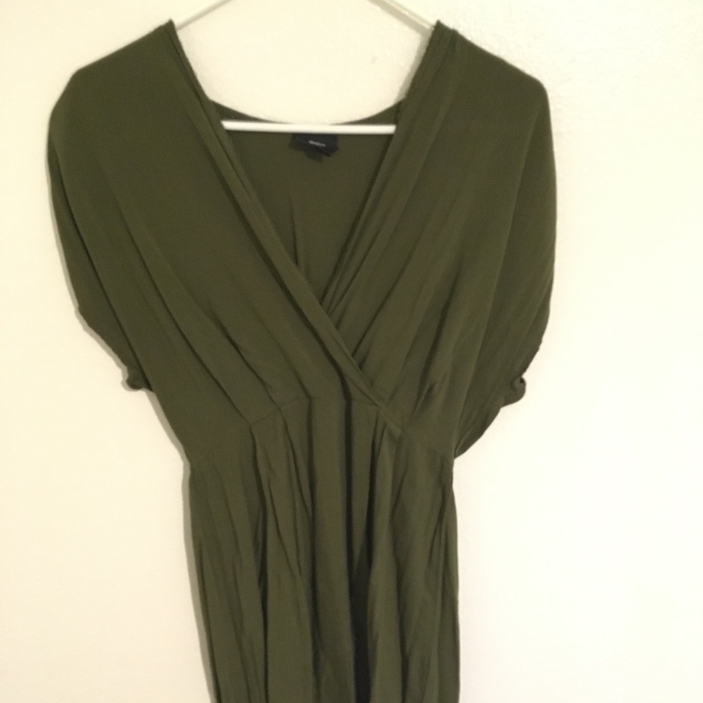 Olive green dress